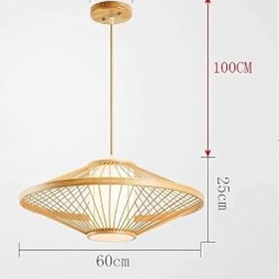Bamboo Pendant Light Fixture