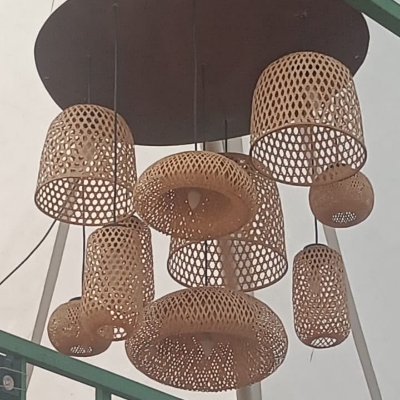 Handcrafted Bamboo Lamp