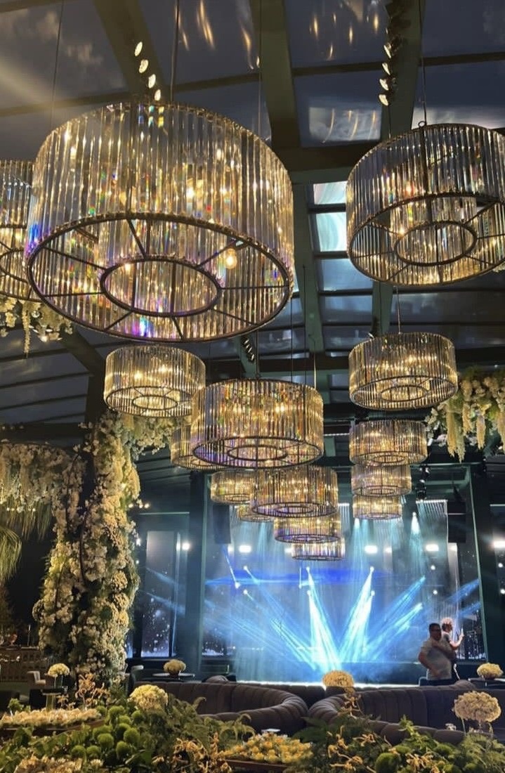 Crystal Ring Chandelier