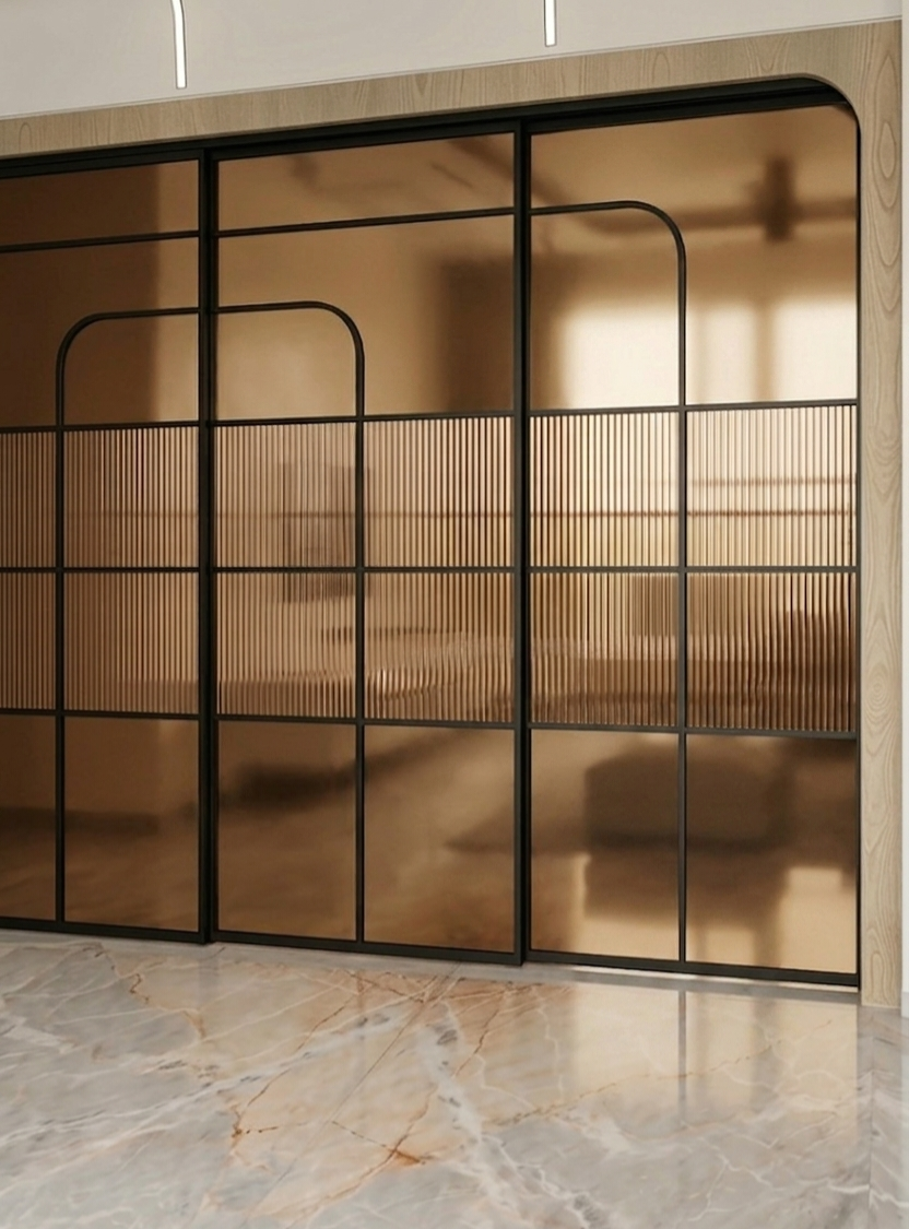 Syncro Sliding Slim Profile Glass Door