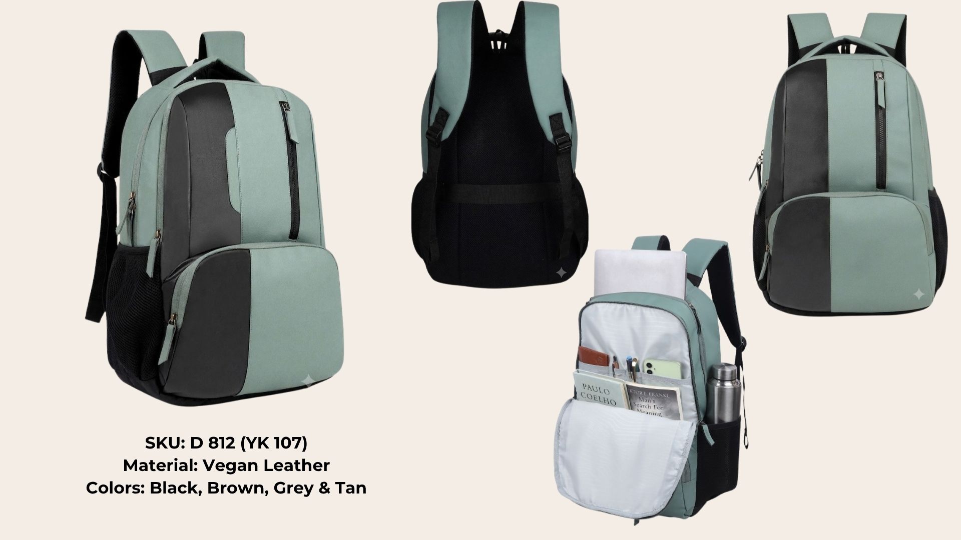 Vegan Leather Backpacks