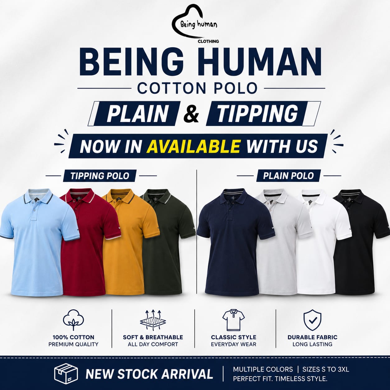 Plain Polo T Shirts