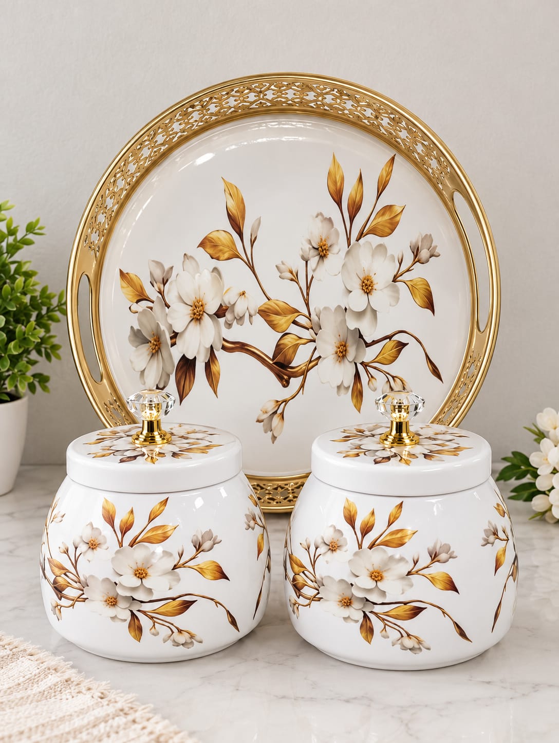 Ceramic Storage Jar Set