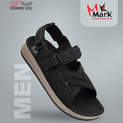 Mark 2524 Black 6x10 Mens Sandals