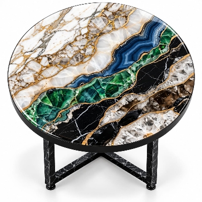 Round Epoxy Resin Table