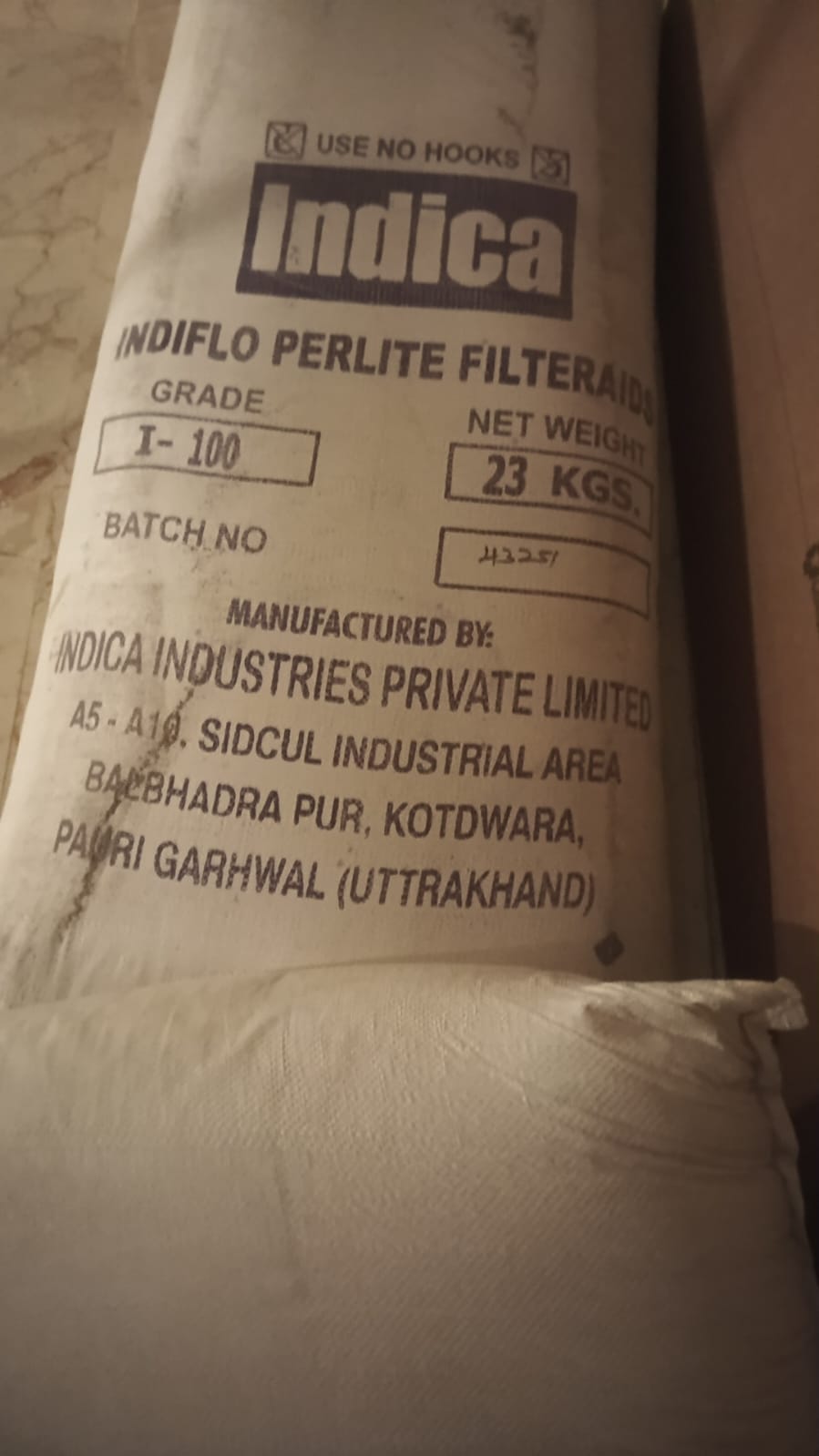 INDIFLO PERLITE FILTER AIDS I-100