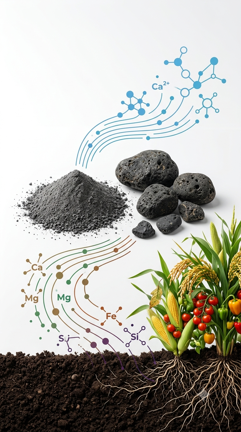 Natural Basalt Rock Powder