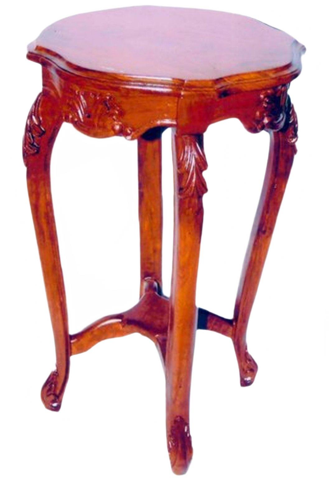 Teak Wood Round Side Stool