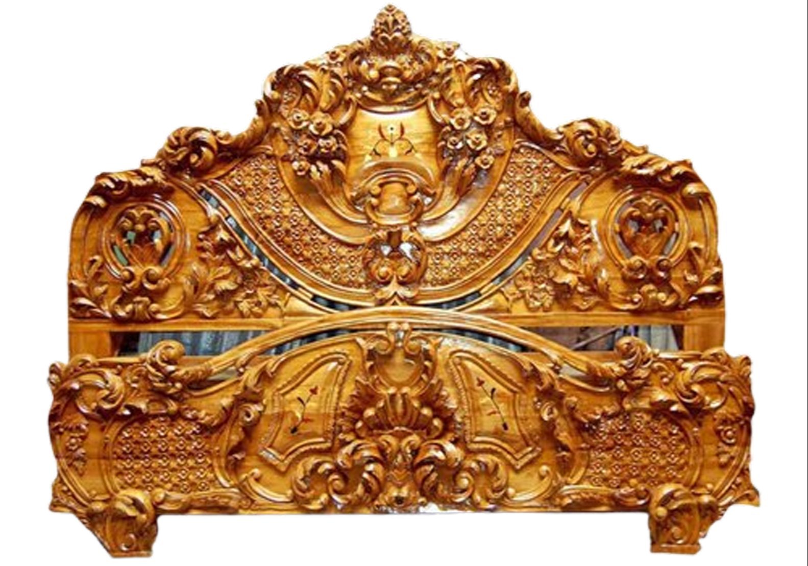 Teak Wood King Size Bed