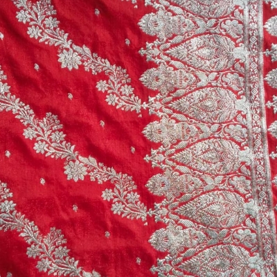 Fancy Banarasi Saree - Color: Multiple
