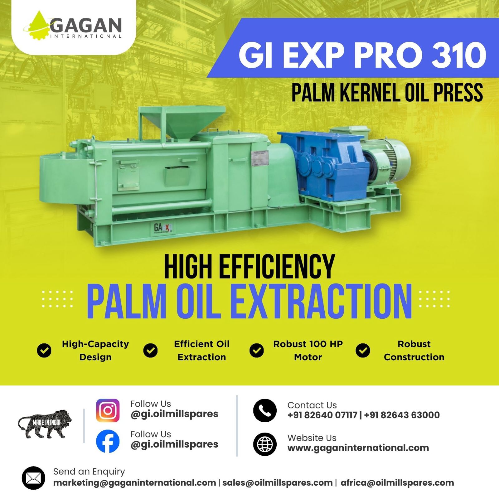 Palm Kernel crushing machine.