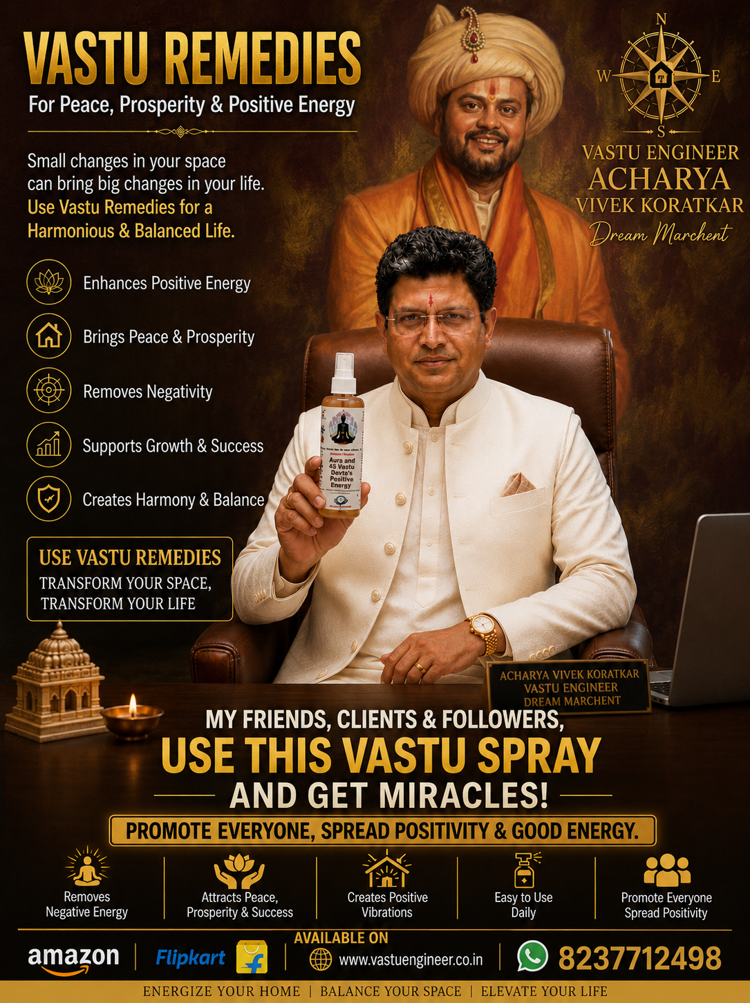 Vastu and Aura Positive Spray