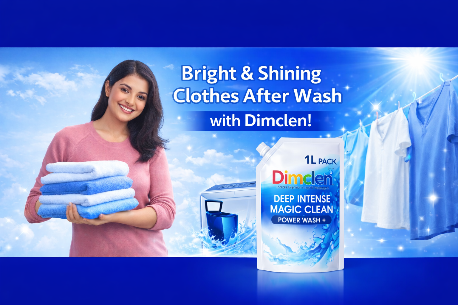Liquid Detergent Power Wash - Dimclen