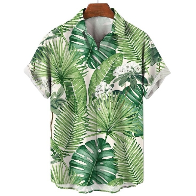 Short Sleeves Mens Beach Shirt