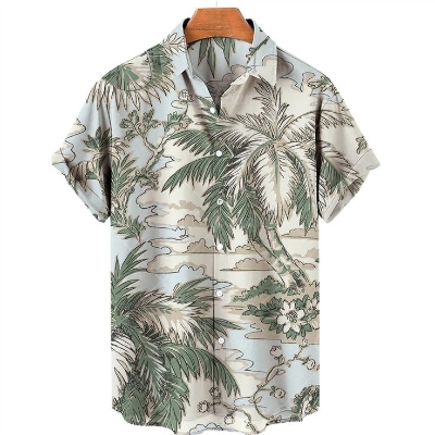 Short Sleeves Printed Beach Shirts