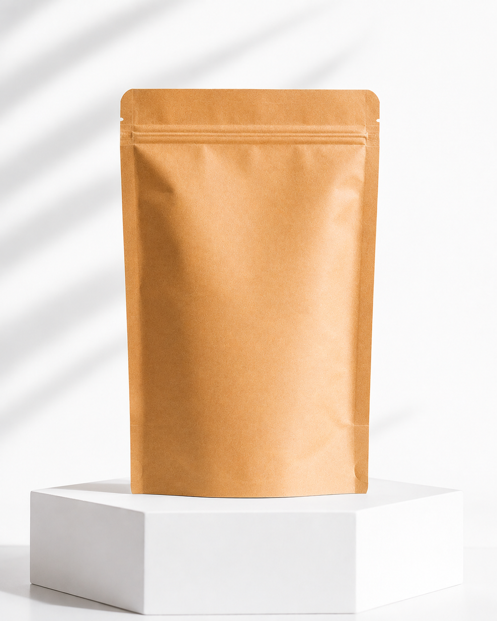 Kraft Paper Stand Up Zip Lock Pouch