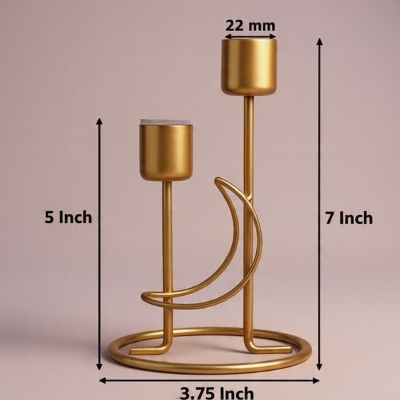 2 Light Candle Stand