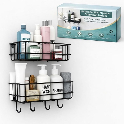 Metal Bathroom Rack