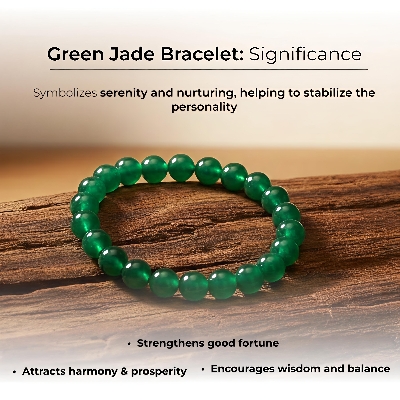 Green Jade Crystal Bracelets - Feature: Fashion
