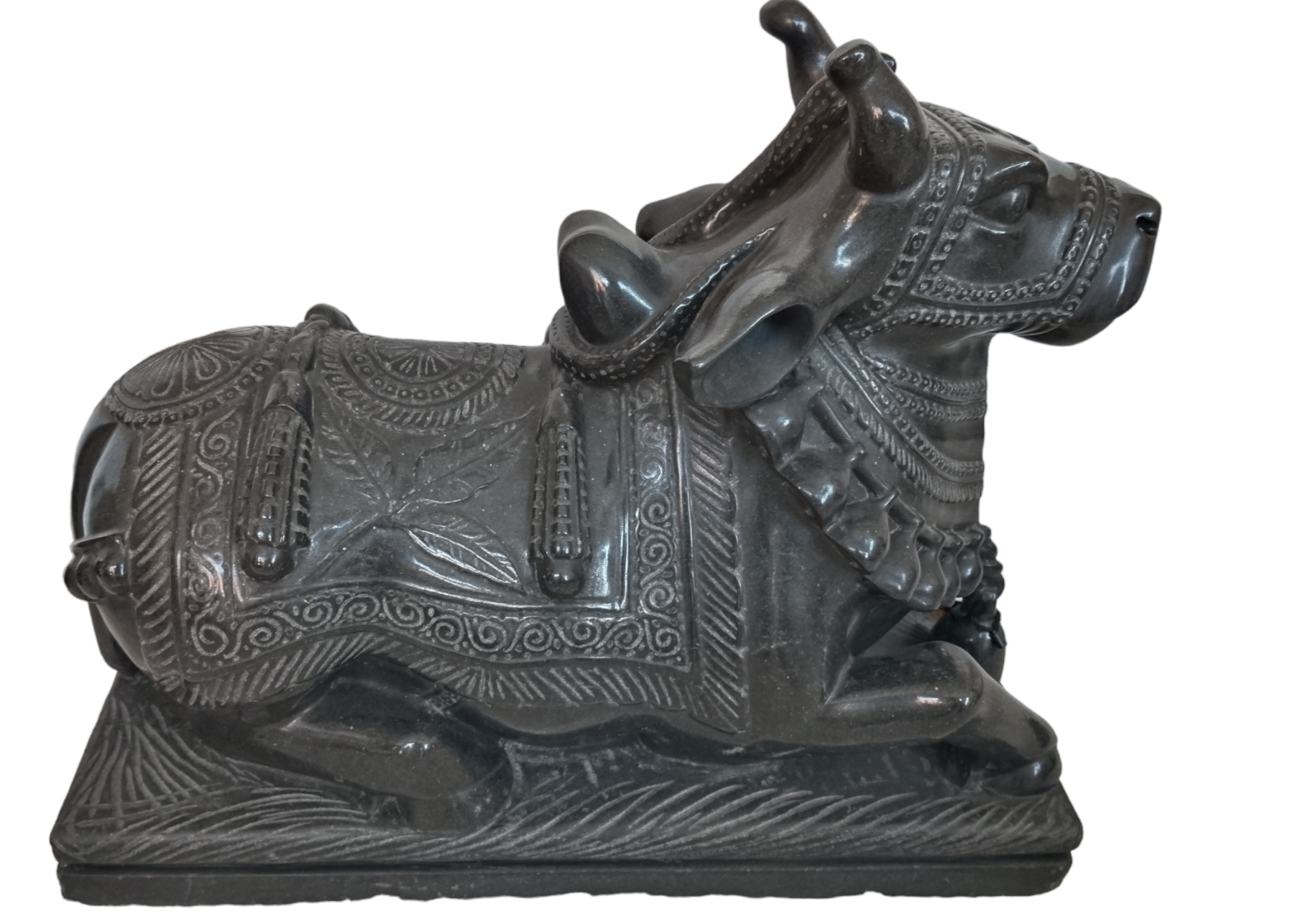 Nandi Black Marble Statue