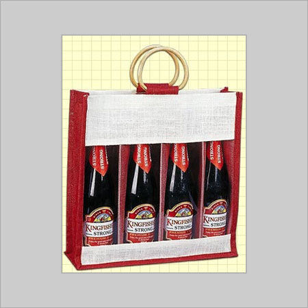 Jute Wine Bag