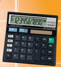 Precise Design Electronic Calculator (Ct-500) Size: 130X128X28Mm