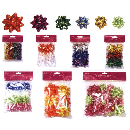 Multi Color Appealing Look Decorative Star Bows