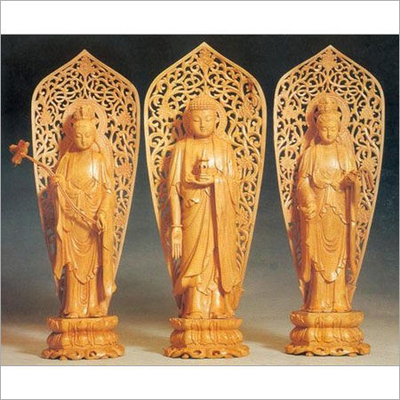 Dust Resistance Wooden Buddha Statue