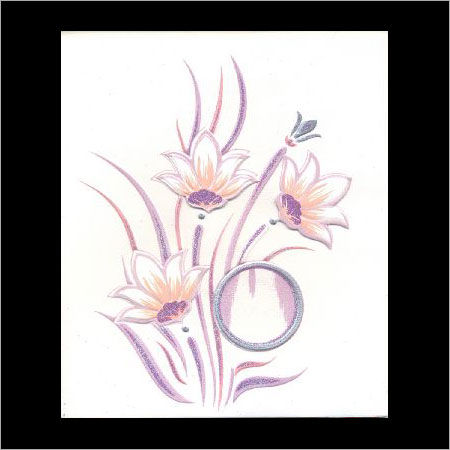 Floral Theme Designer Card