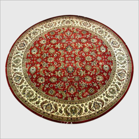 Round Persian Woolen Carpet