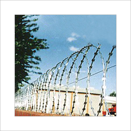 Concertina Razor Coils - Low Carbon Iron Wire, High Strength and Versatile Security Fencing Solutions, Ideal for Reinforcements and Playground Boundaries