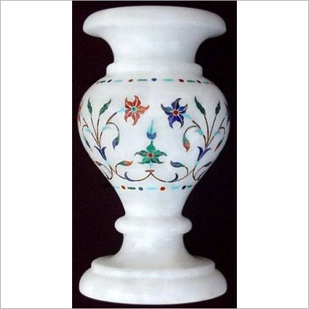 Makrana White Color Vases