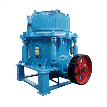 Blue Color Cone Crusher Machine