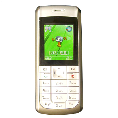 Silver Voip Wi-Fi Mobile Phone (Color Lcd)