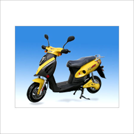 Yellow Best In Mileage Electric Motorcycle