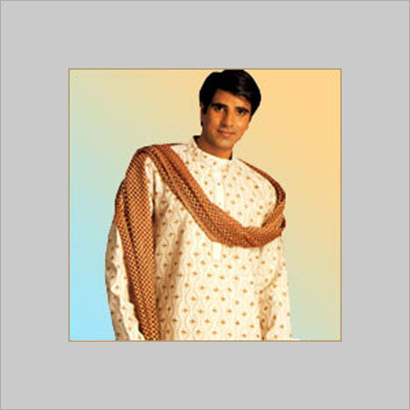 Water Proof Mens Designer Silk Kurta