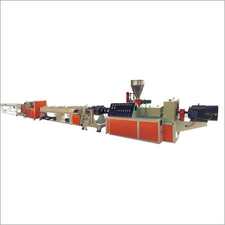 Red Plastic Pipe Extrusion Line Machine