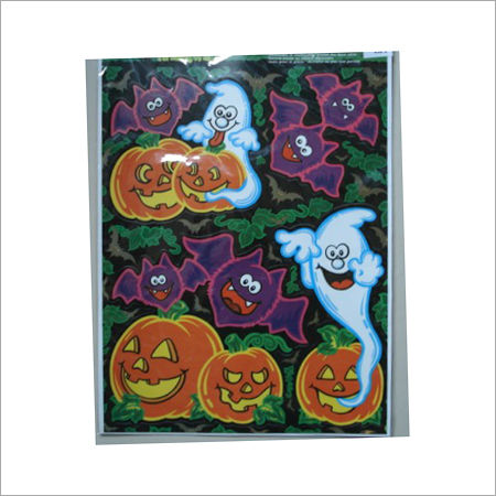 Multi Color Smooth Hallowmas Static Sticker