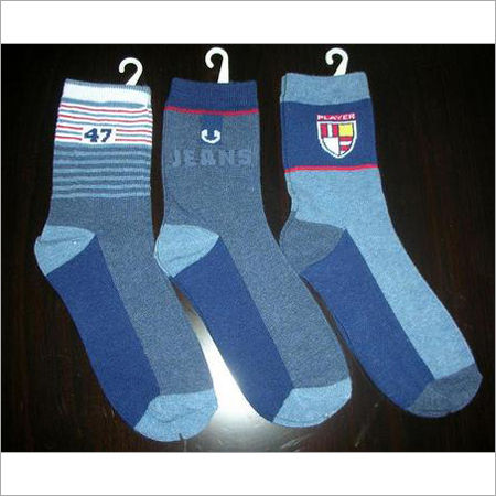 Non Toxic Children Blue Cotton Socks