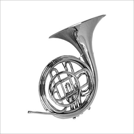 Non-Electric Silver Color French Horn