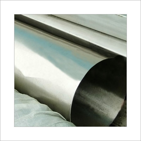 Silver Stainless Steel Round Pipe