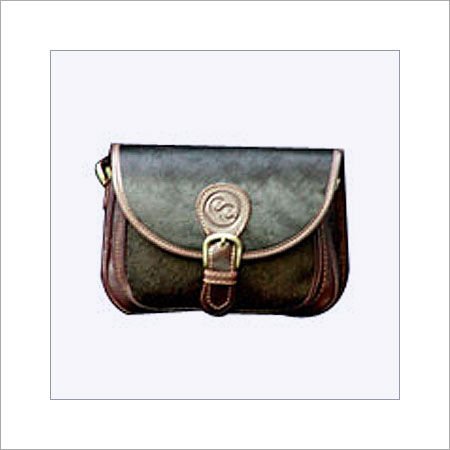 Brown Buckle Lock Leather Bags