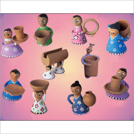 Brown Designer Terracotta Utility Doll