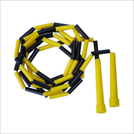 Yellow And Black Color Beaded Jump Ropes