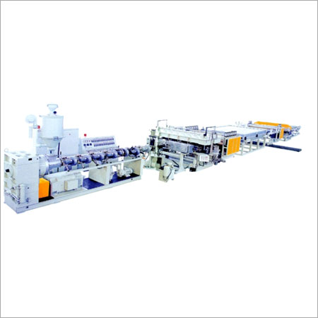 Hollow Grid Plate Extrusion Line Machine Application: Industrial