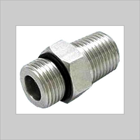 Silver Hex Nipple Leak Free Connector For Pipe Fitting