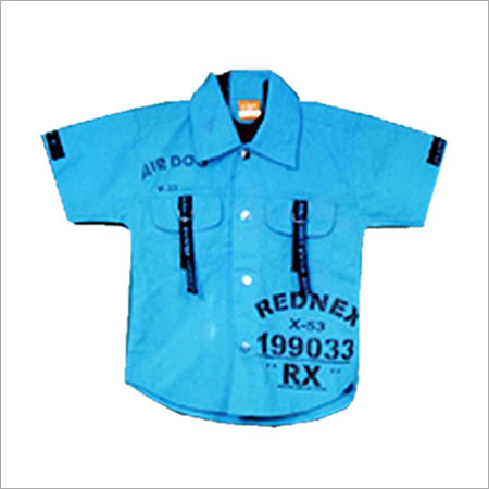 Blue Color Kids Shirt