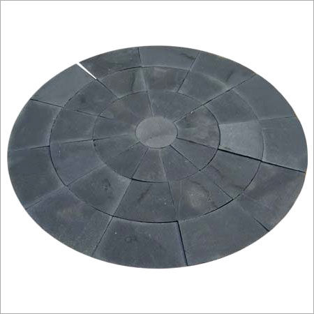 Circular Limestone Black Paving