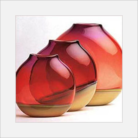 Double Shaded Glass Pots