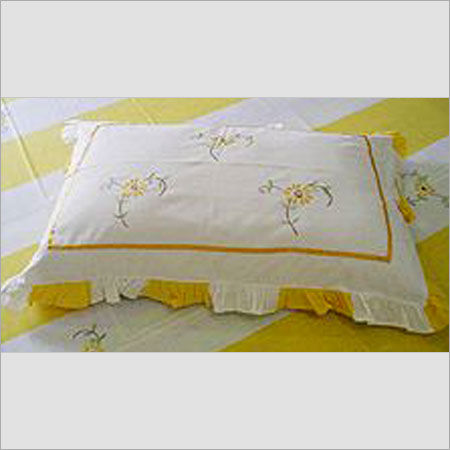 Hand Embroidered Pillow Cover